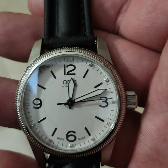 Oris Big Crown Swiss Hunter Diamond. White Dial. 39mm